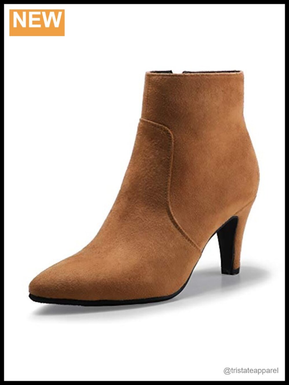 Kitten Heel Pointed Toe Short Booties for Women Ankle Boots